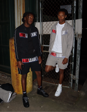 Load image into Gallery viewer, Grey Tracksuit/ Shortset
