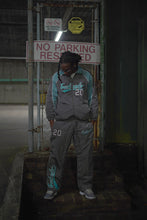 Load image into Gallery viewer, Grey Men Varsity Windbreaker Set
