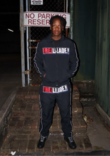 Load image into Gallery viewer, Black Tracksuit/ Shortset
