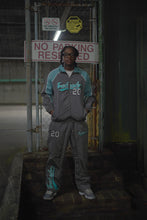 Load image into Gallery viewer, Grey Men Varsity Windbreaker Set
